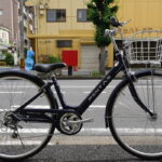軽快なアルミフレーム！カゴもサビにくいステンレス製の自転車です！ [サカモトテクノ　ペンタスライト]